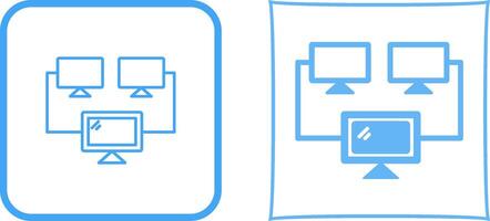 Connected Systems Icon Design vector