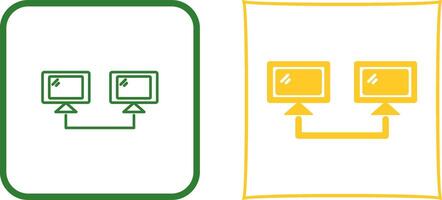 Connected Systems Icon Design vector