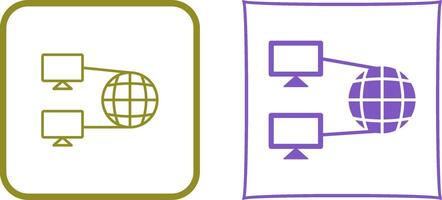 Internet Connectivity Icon Design vector