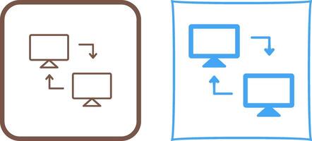 Sharing Systems Icon Design vector