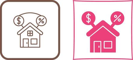 Mortgage Icon Design vector
