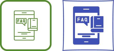Faq Icon Design vector