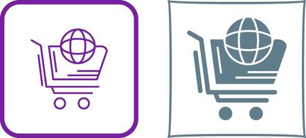 World Shopping Icon Design vector