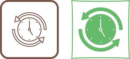 Run Time Icon Design vector