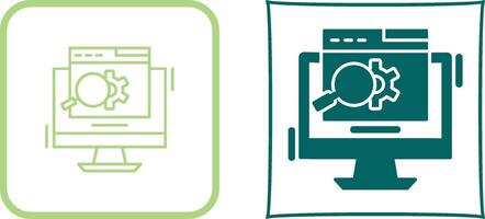Search Engine Icon Design vector