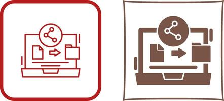 File Share Icon Design vector