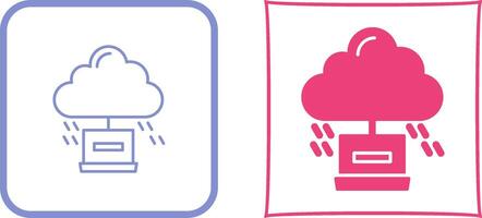 Cloud Computing Icon Design vector