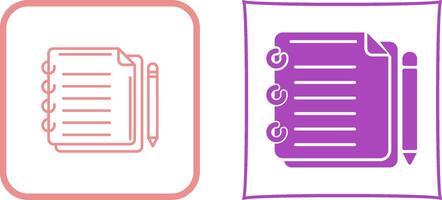 Write Icon Design vector