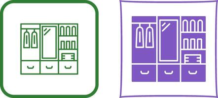 Wardrobe Icon Design vector