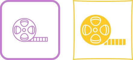 Film Reel Icon Design vector