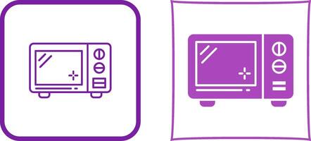 Microwave Icon Design vector