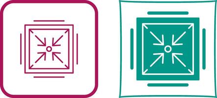 Minimize Icon Design vector