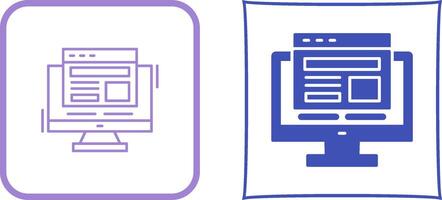 Adaptive Layout Icon Design vector