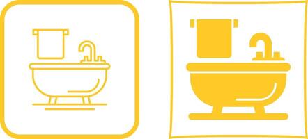 Bathtub Icon Design vector