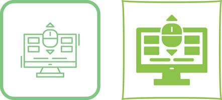 Scroll Icon Design vector