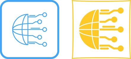 Network Icon Design vector