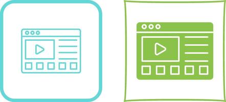 Online Tutorials Icon Design vector