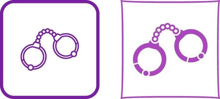 Handcuffs Icon Design vector