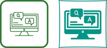 Faq Icon Design vector