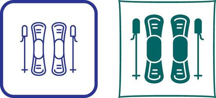 Ski Icon Design vector