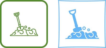 Shovel Icon Design vector