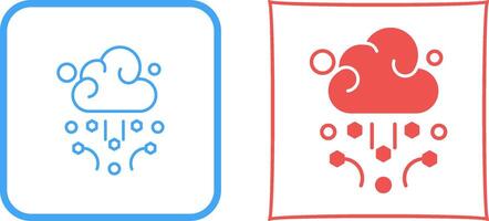 Hail Icon Design vector