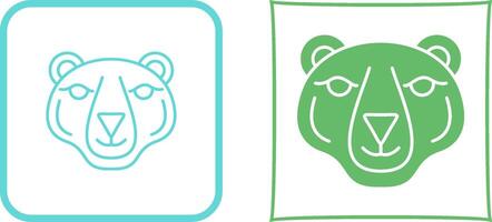 Polar Bear Icon Design vector