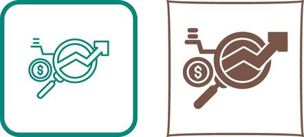 Data Research Icon Design vector
