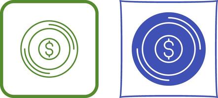 Coin Icon Design vector