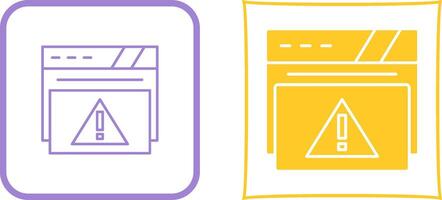Alert Icon Design vector