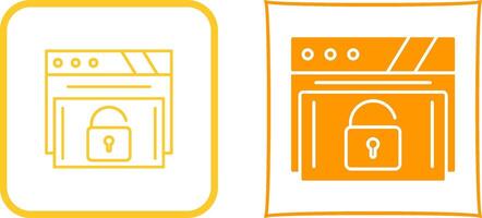 Padlock Icon Design vector