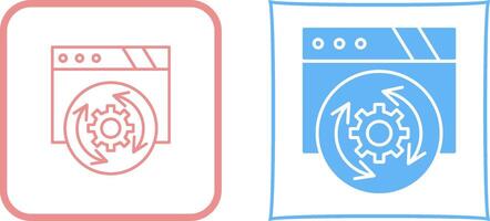 Update Icon Design vector
