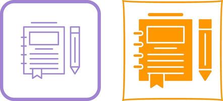 Journal Icon Design vector
