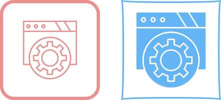 Browser Icon Design vector