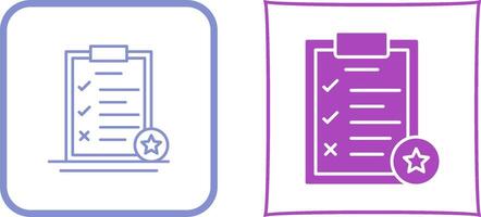Task List Icon Design vector
