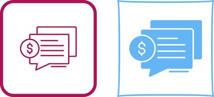 Dialog Icon Design vector