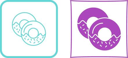 Doughnut Icon Design vector