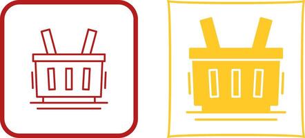 Shopping Basket Icon Design vector