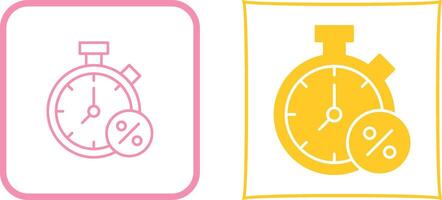 Timer Icon Design vector