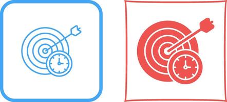 In Time Icon Design vector