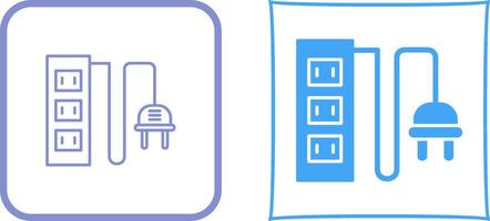 Power Socket Icon Design vector