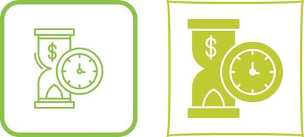 Time is Money Icon Design vector