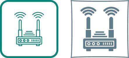 Router Icon Design vector