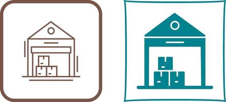 Warehouse Icon Design vector