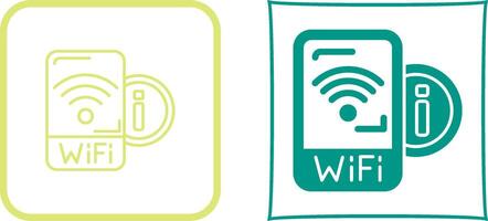 Wifi señal icono diseño vector