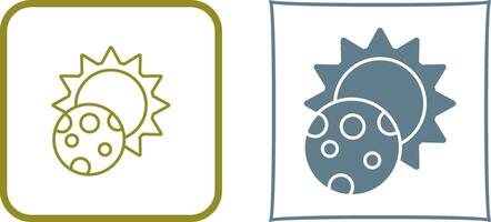 Eclipse Icon Design vector