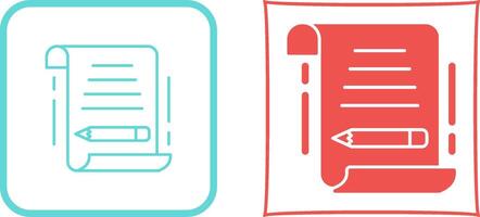 Write Icon Design vector