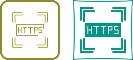 Https Icon Design vector