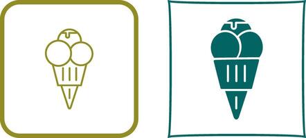 Ice cream Icon Design vector