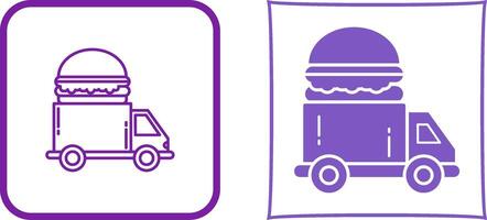 Fast Food Truck Icon Design vector